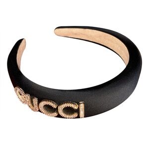 Fashion Black and Gold Women's Headband